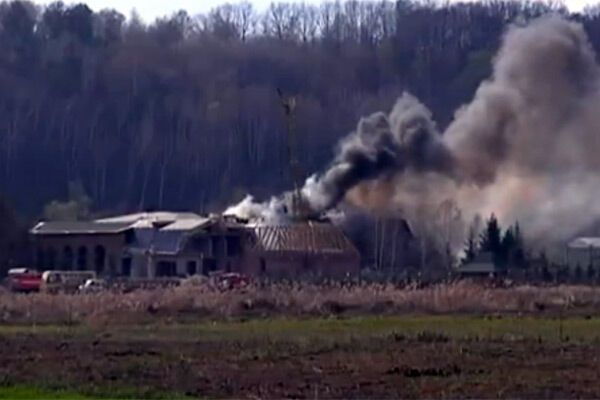 Под Киевом горела дача Ющенко