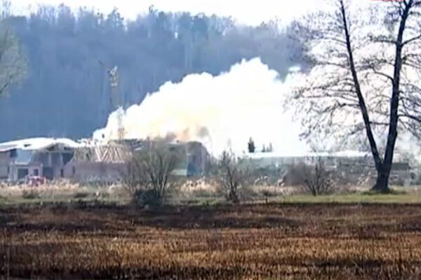 Под Киевом горела дача Ющенко