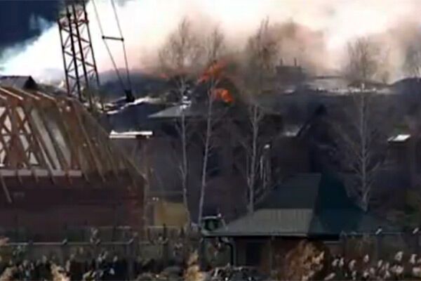 Под Киевом горела дача Ющенко