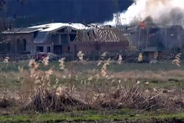 Под Киевом горела дача Ющенко