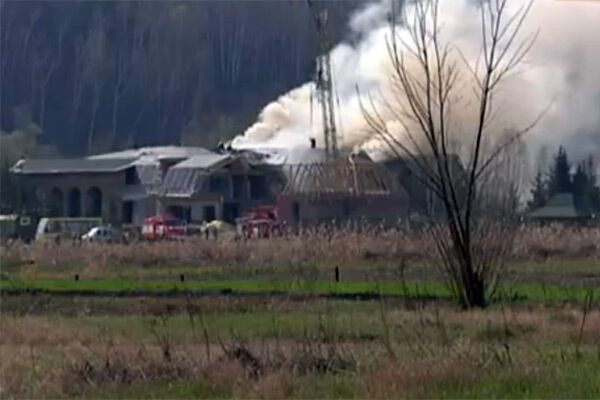 Под Киевом горела дача Ющенко