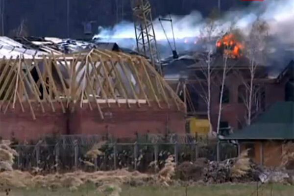 Под Киевом горела дача Ющенко