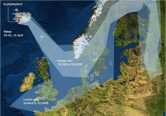 Эйяфьятлайокюдль разорит авиакомпании на миллиарды