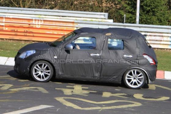Появились шпионские снимки Suzuki Swift 2011. ФОТО