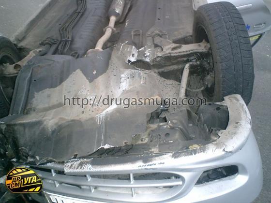 Авто совершило кульбит, не нарушая ПДД. ФОТО