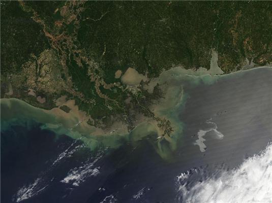 Нефтяное пятно в Мексиканском заливе