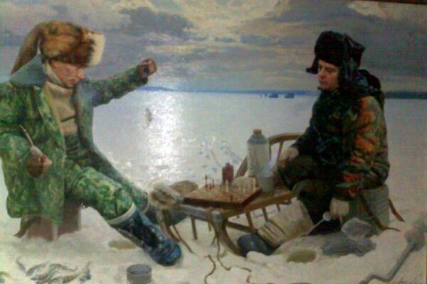 Как Путин с Медведевым в шахматы играли