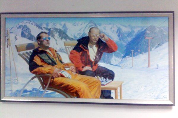 Как Путин с Медведевым в шахматы играли