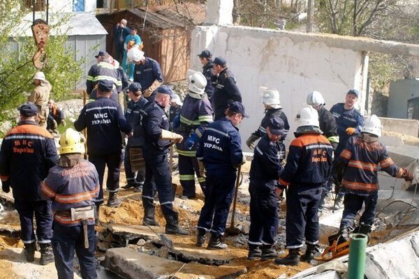 Взрыв на насосной станции в Ялте. ФОТО