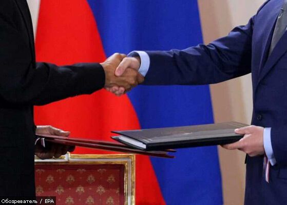 Медведєв і Обама підписали договір про СНО. ФОТО