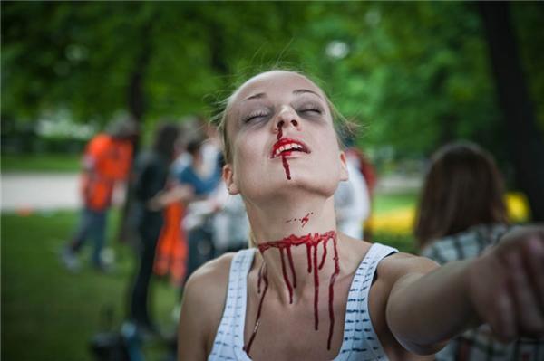 У Москві відбувся парад зомбі