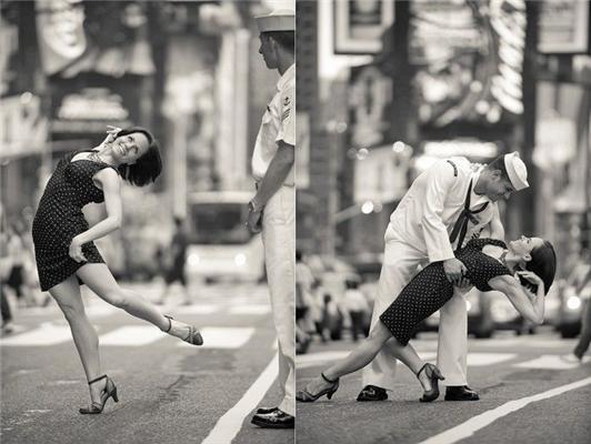 Люди, які танцюють на вулицях і в громадських місцях