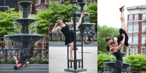 Люди, які танцюють на вулицях і в громадських місцях