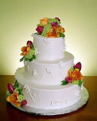 Самые красивые свадебные торты. ФОТО