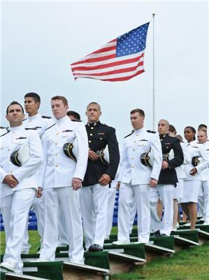 Курсанты военно-морской академии США 