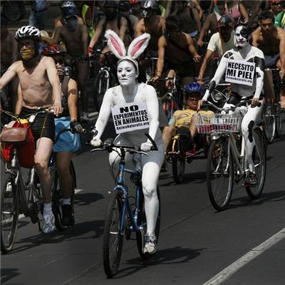 Состоялся необычный велозаезд в знак протеста компании ВР