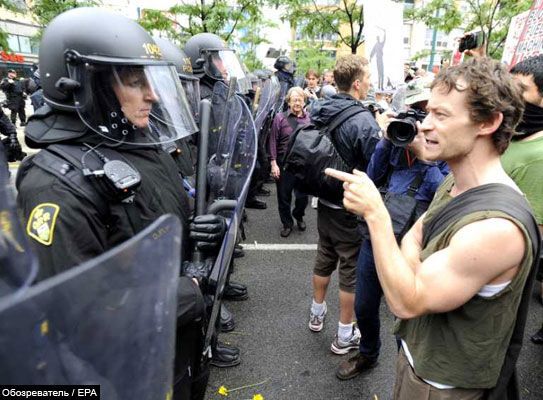 Анархисты устроили бойню перед началом саммита G20. ФОТО