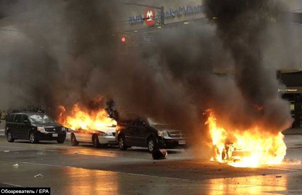 Анархисты устроили бойню перед началом саммита G20. ФОТО