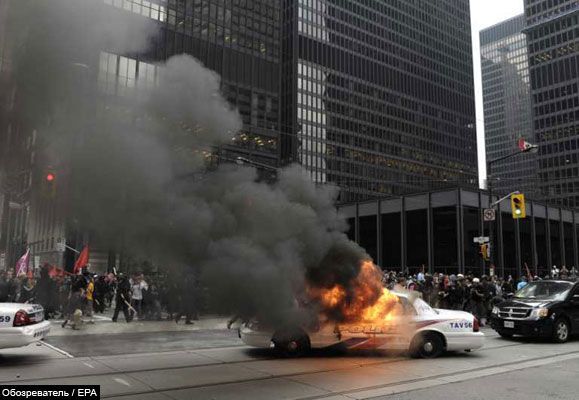 Анархисты устроили бойню перед началом саммита G20. ФОТО