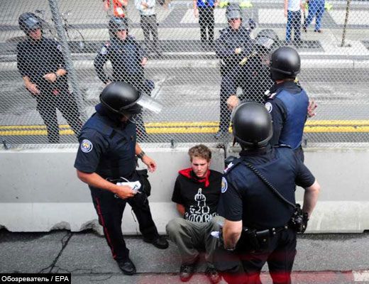 Анархисты устроили бойню перед началом саммита G20. ФОТО