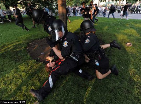 Анархисты устроили бойню перед началом саммита G20. ФОТО