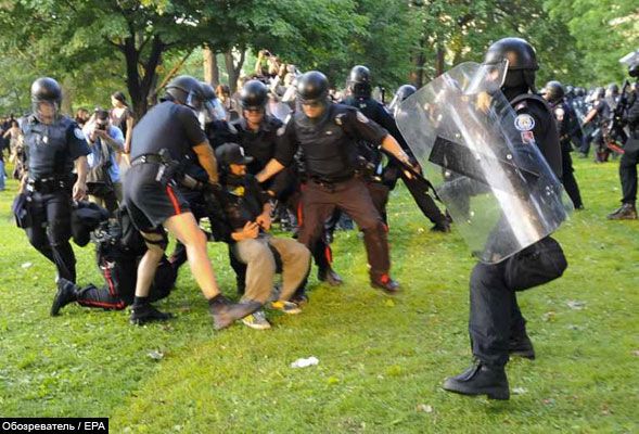 Анархисты устроили бойню перед началом саммита G20. ФОТО