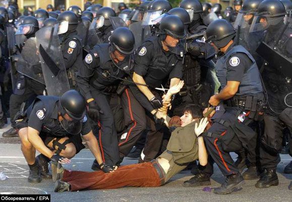 Анархисты устроили бойню перед началом саммита G20. ФОТО