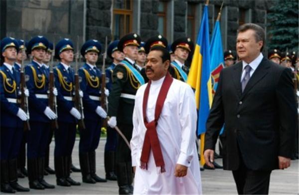 Встреча президента Украины с президентом Шри-Ланки