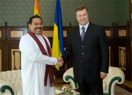 Зустріч президента України з президентом Шрі-Ланки