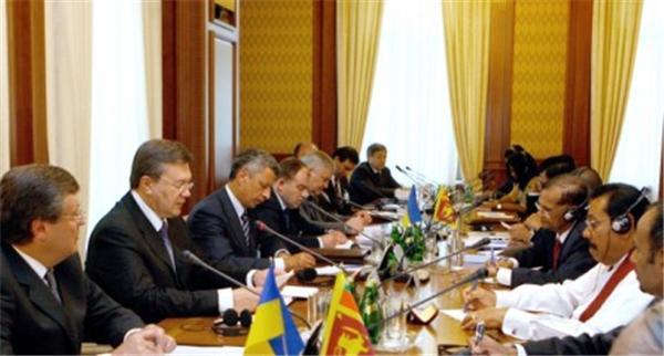 Встреча президента Украины с президентом Шри-Ланки