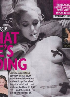 У ЗМІ потрапили знімки голої і обкуреною Анджеліни Джолі. ФОТО