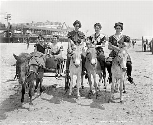 Как выглядели пляжи в 1900 - 1920 годах