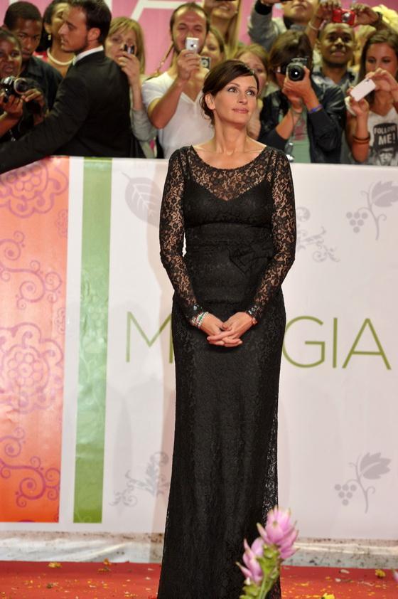 Джулия Робертс на премьере «Есть. Молиться. Любить»