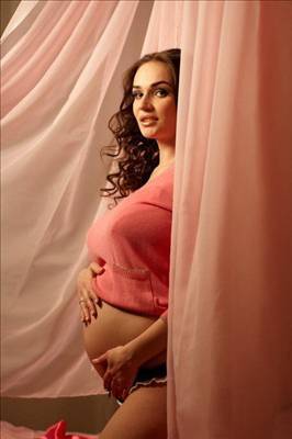 Водонаева снялась голой во время беременности