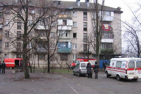 В Киеве во время пожара погибла пенсионерка, 13 января 2011