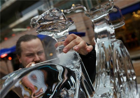 Велосипед з льоду