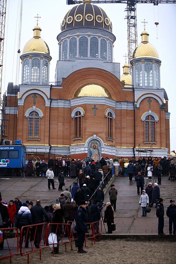 Как в Киеве Крещение отметили