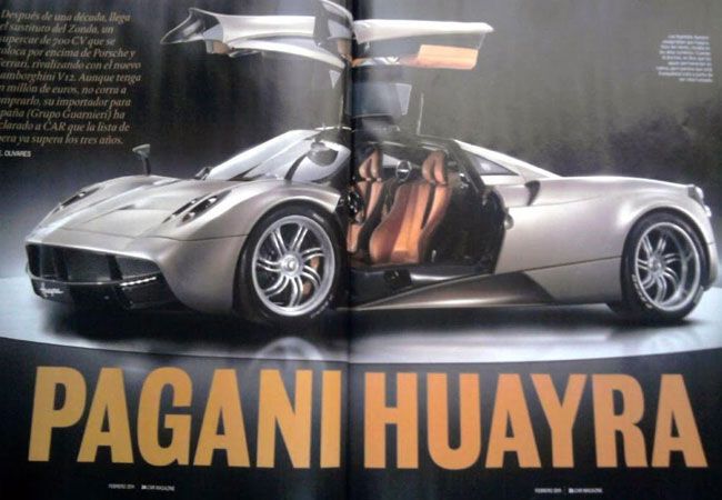 Pagani показал некоторые снимки нового суперкар Huayra