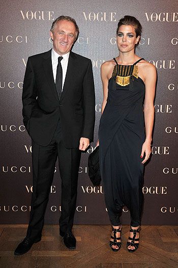 Звезды на парижском приеме Gucci