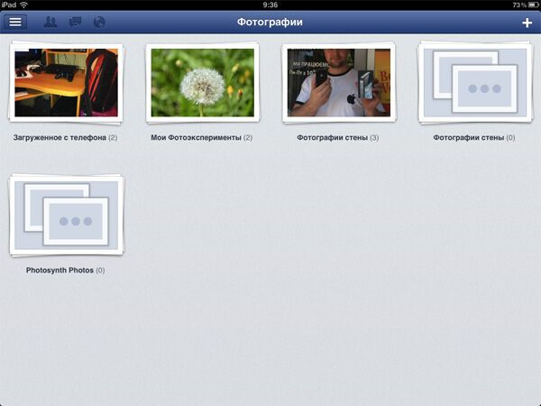 Соцсеть Facebook пришла на планшет iPad