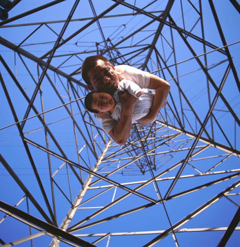 У підвішеному стані