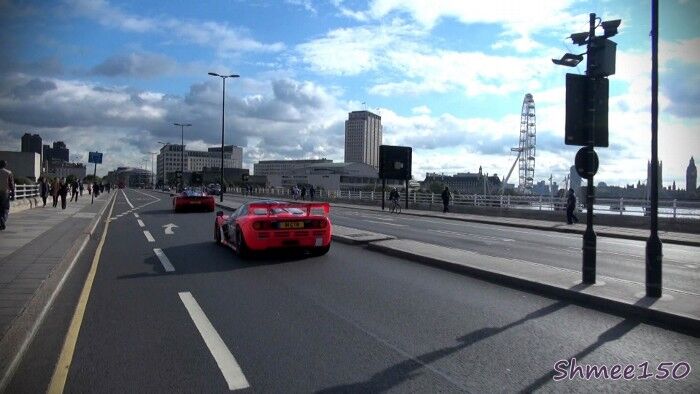 Лондон захватили суперкары. Видео 