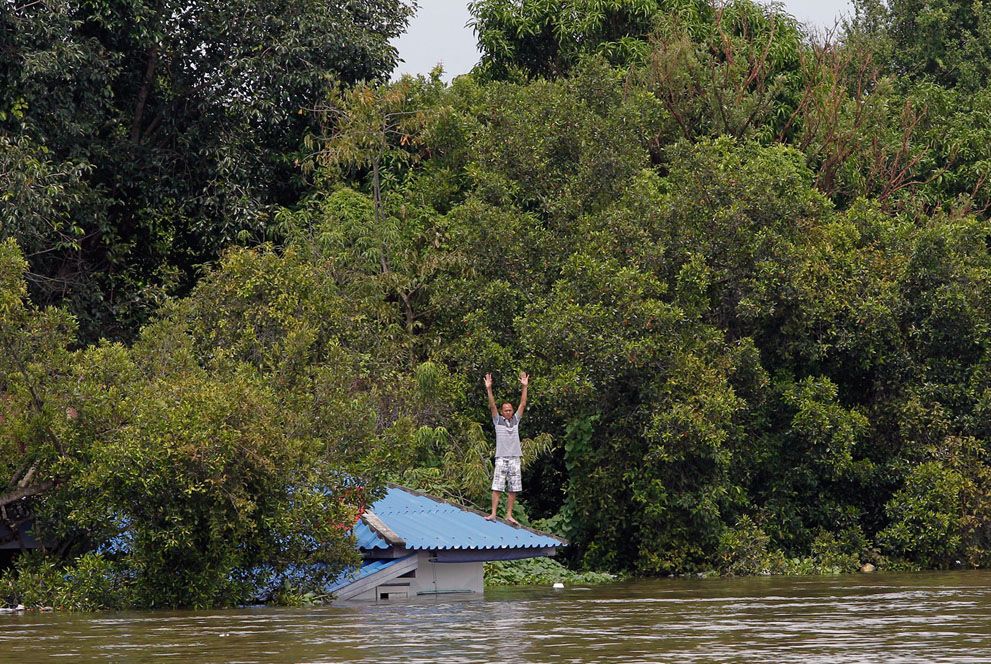 Найсильніша повінь в Таїланді