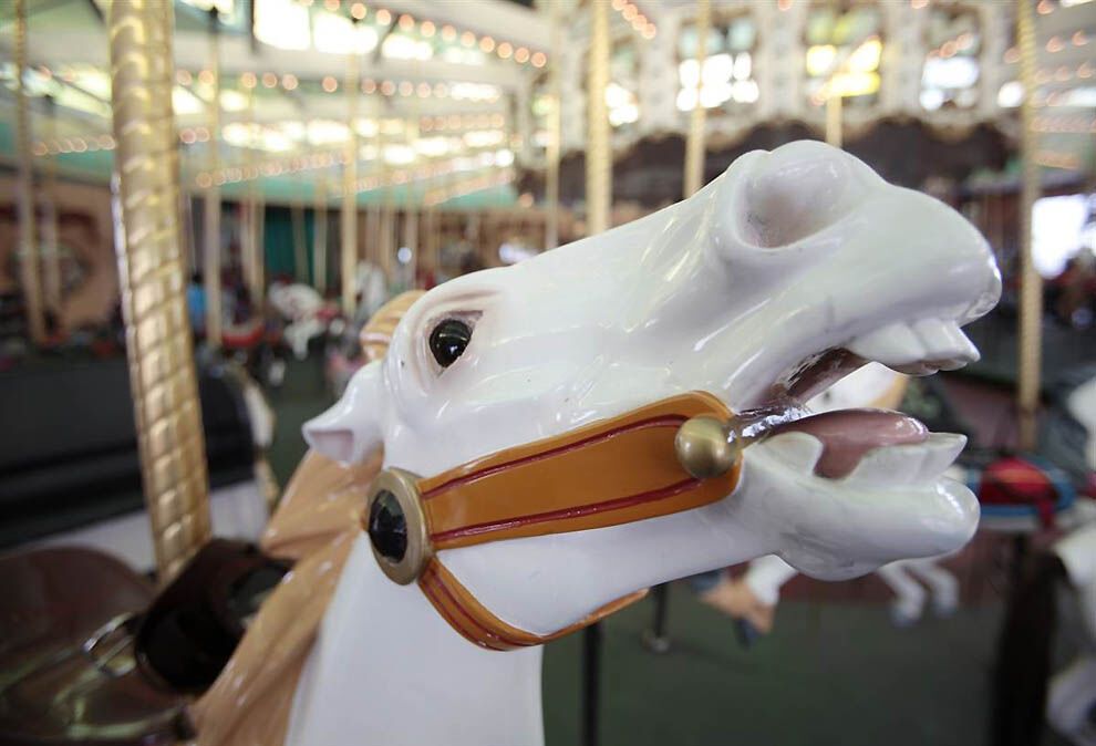Столітня карусель в місті Санта-Крус