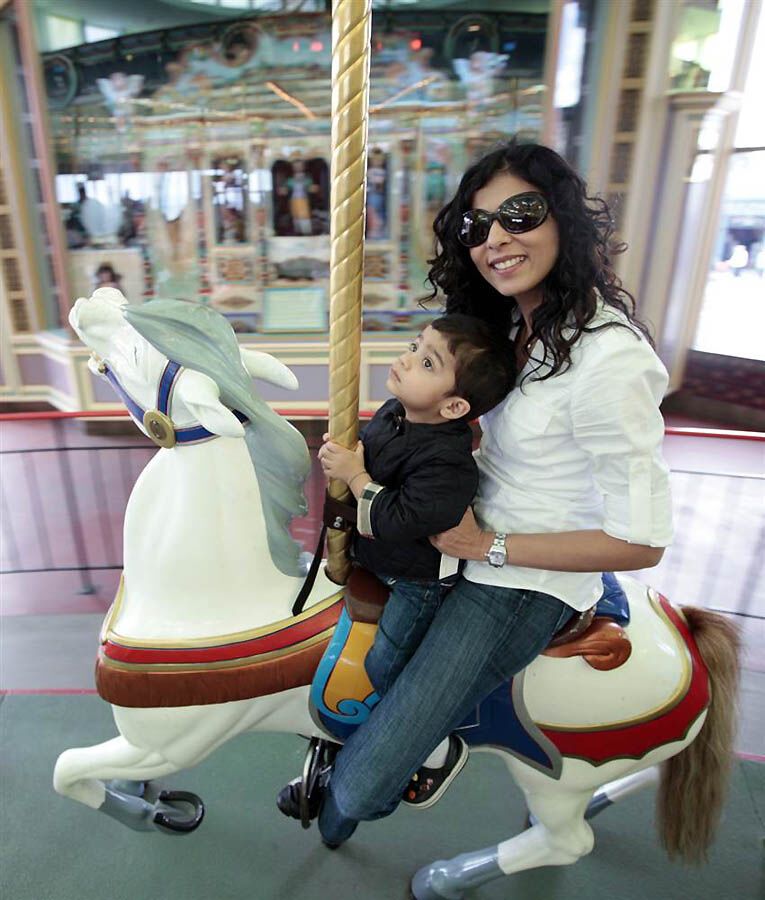 Столітня карусель в місті Санта-Крус