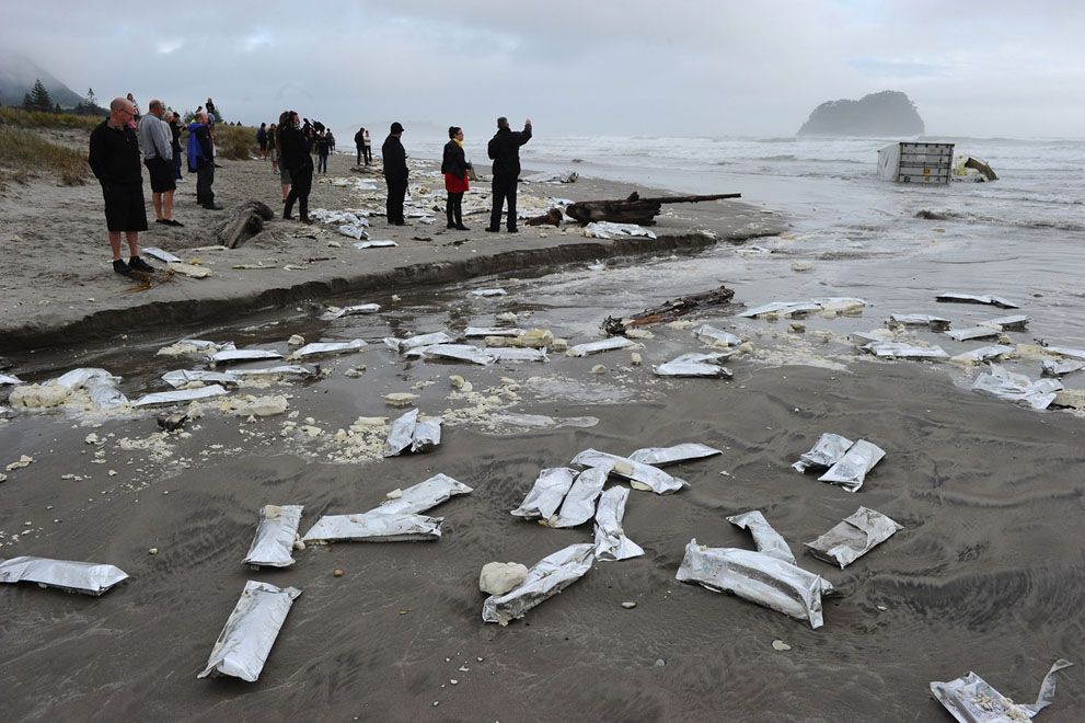 Розлив нафти біля берегів Нової Зеландії