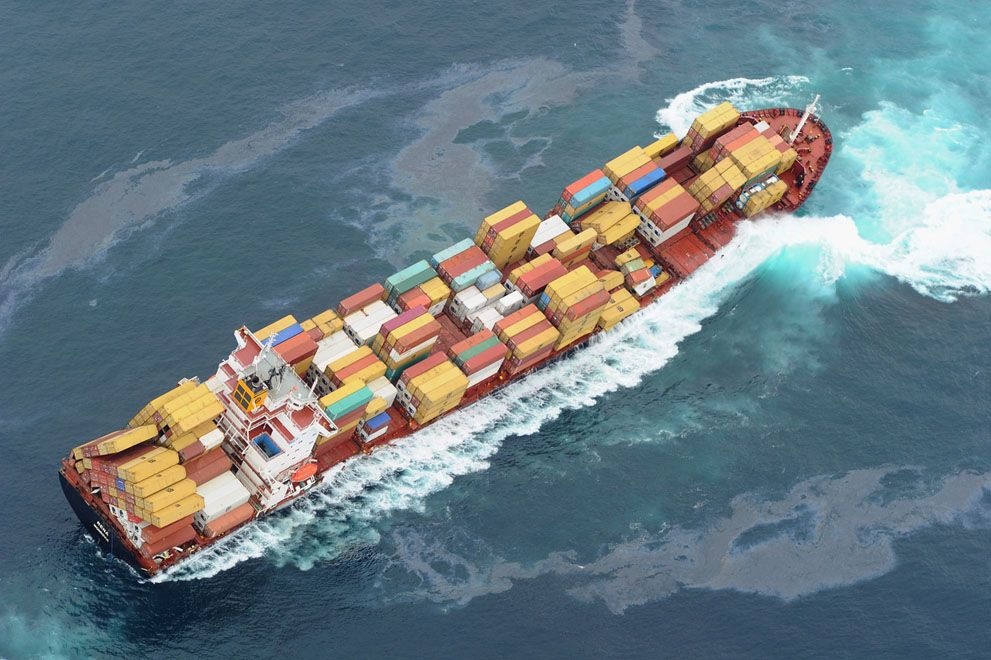 Розлив нафти біля берегів Нової Зеландії