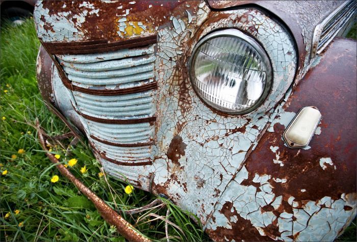 Автомузей гибнет под открытым небом. Фото 