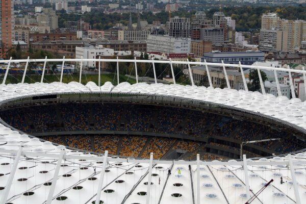 НСК "Олимпийский" - вид с высоты