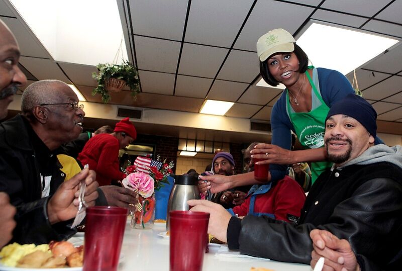 Мішель Обама в супермаркеті і не тільки